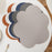 Cloud Shape Double Sided PVC Faux Leather Placemat(set of 6)