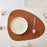 Hot Selling Irregular Leather Placemat (set of 6)