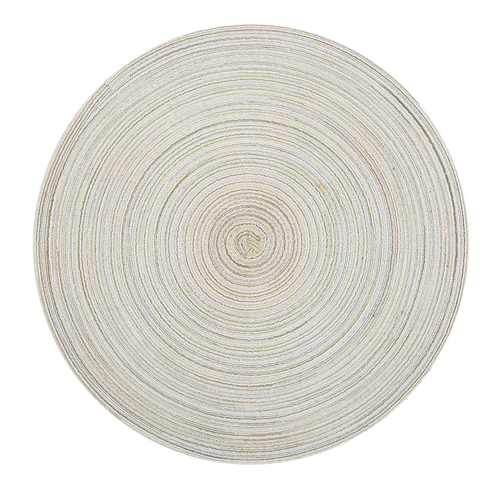 Tabletex Eco-Friendly handmade PP round dining table mat (set of 6)