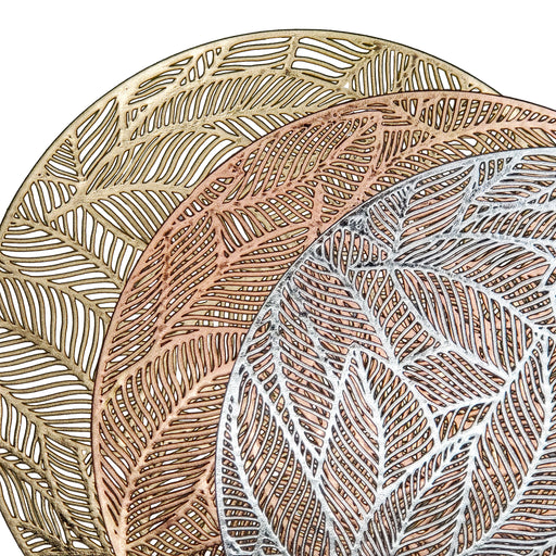 Round Placemat-Leaves (set of 6)