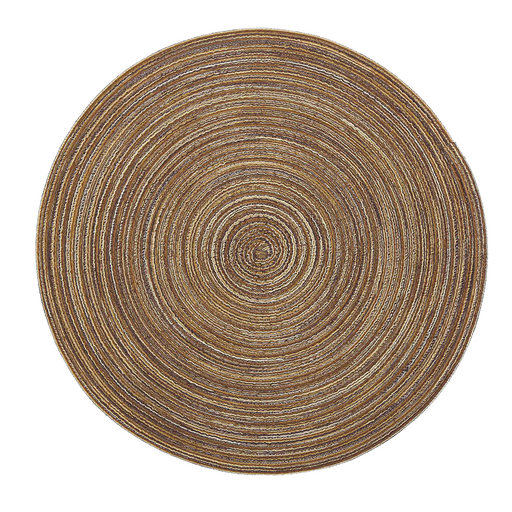 Tabletex Eco-Friendly handmade PP round dining table mat (set of 6)