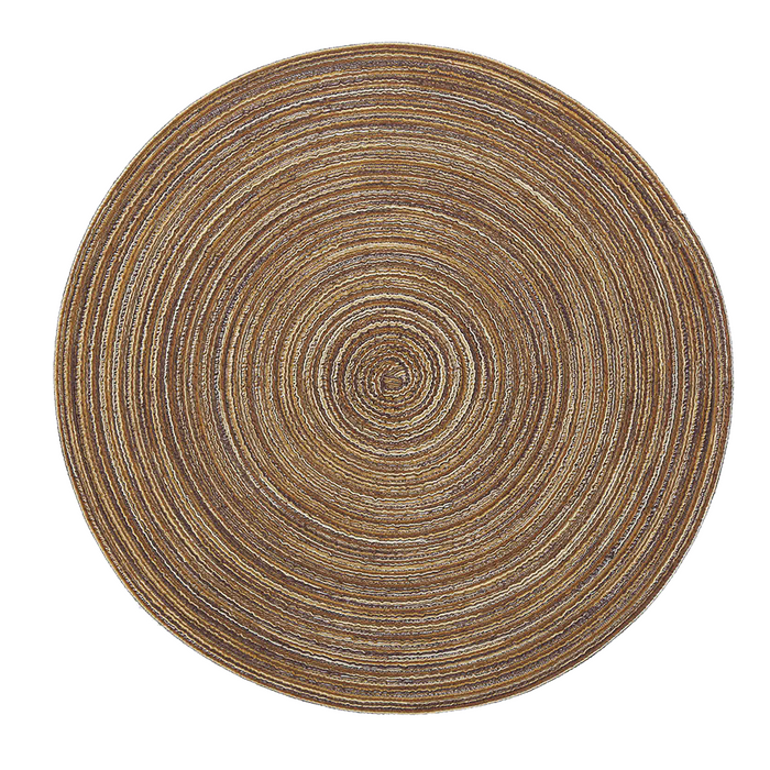 Tabletex Eco-Friendly handmade PP round dining table mat (set of 6)