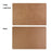 Rectangle Vintage Leather Placemat (set of 6)